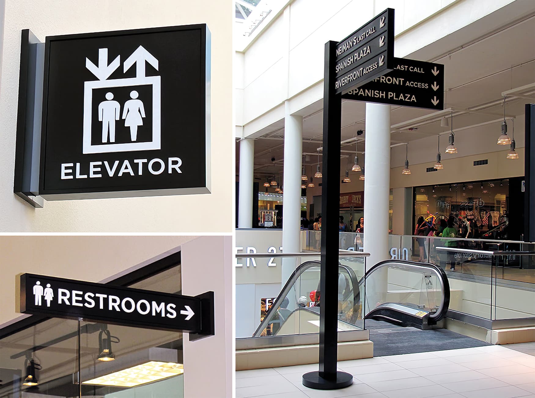 The Outlet Collection at Riverwalk. Retail Wayfinding Design.