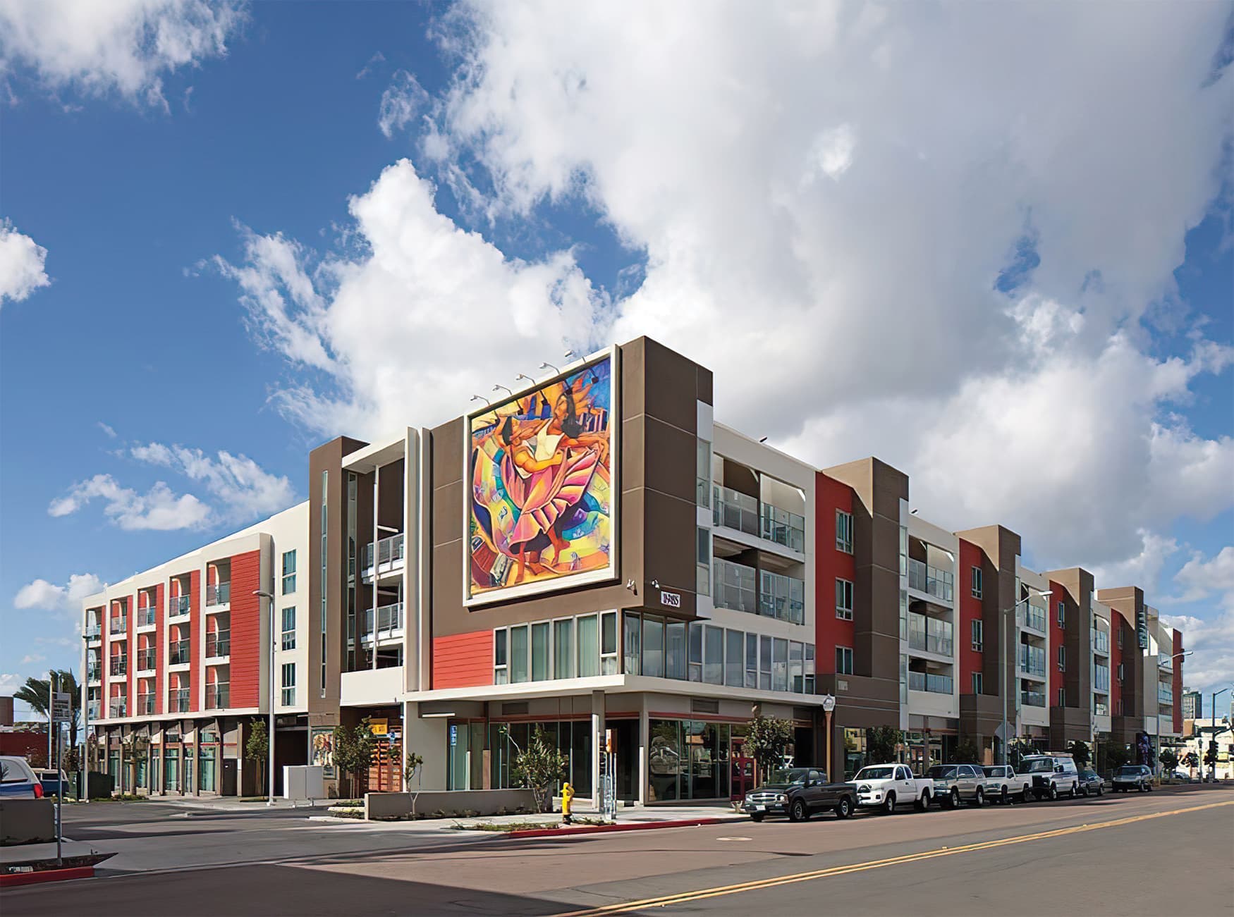 RSM Design worked with Shea Properties to prepare wayfinding signage, environmental graphics, and placemaking elements for Mercado del Barrio, a residential and commercial mixed-use development located in San Diego, California. Public Art.