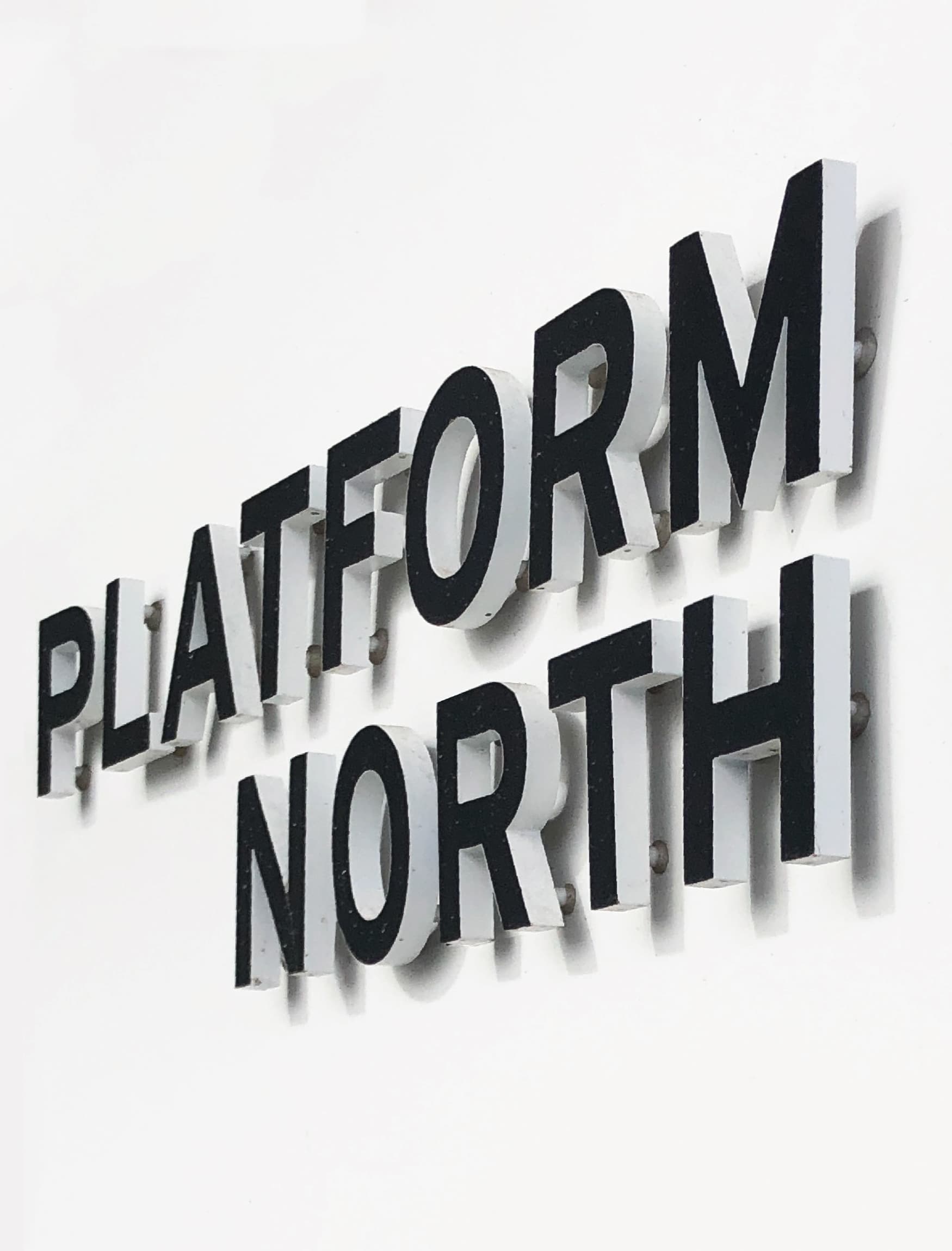 101 Platform North signage design by RSM Design for Nashville Yards in Nashville, Tennessee. 