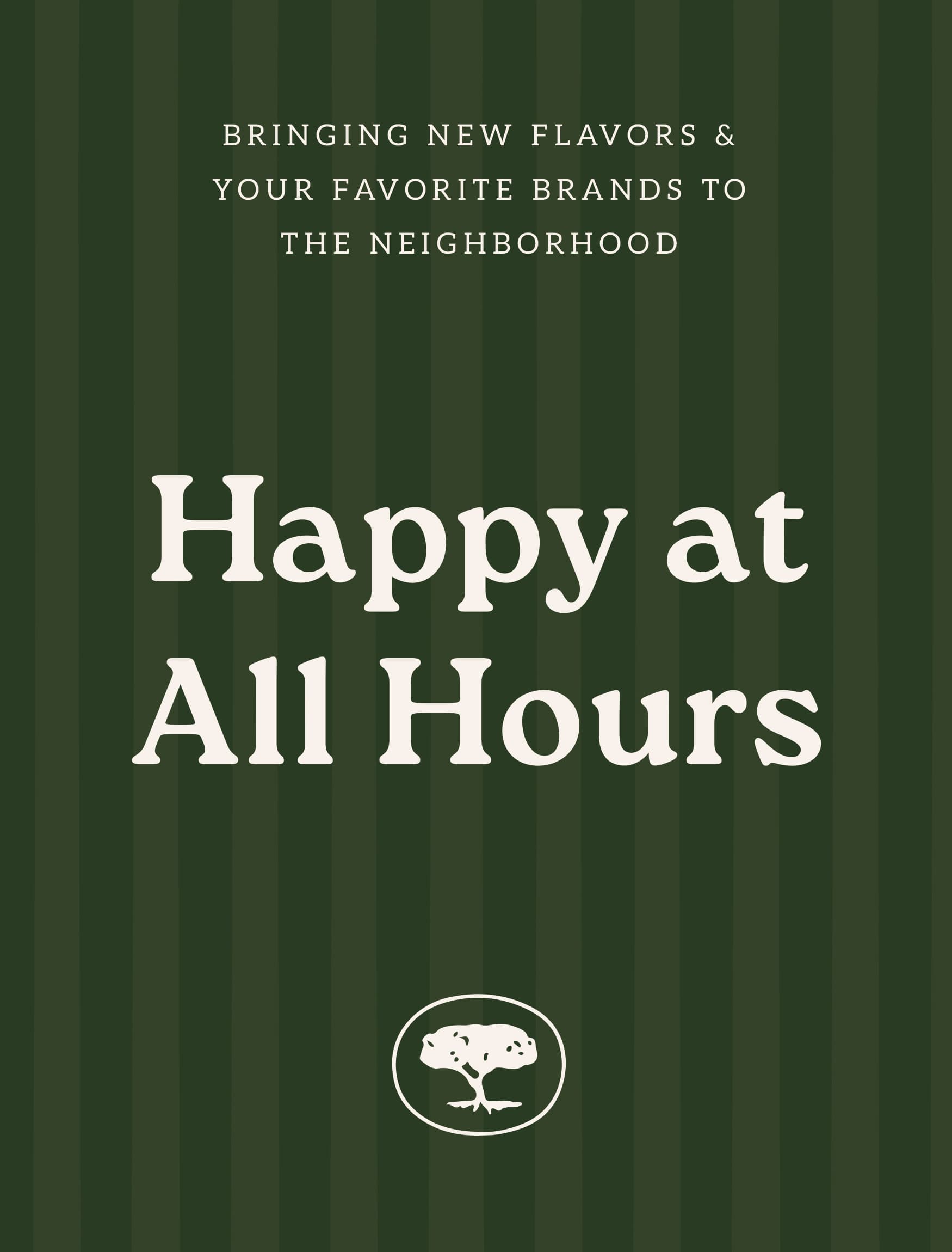 Bringing new flavors and your favorite brands to the neighborhood. Happy at Hours at the Canopy at Great Park. 