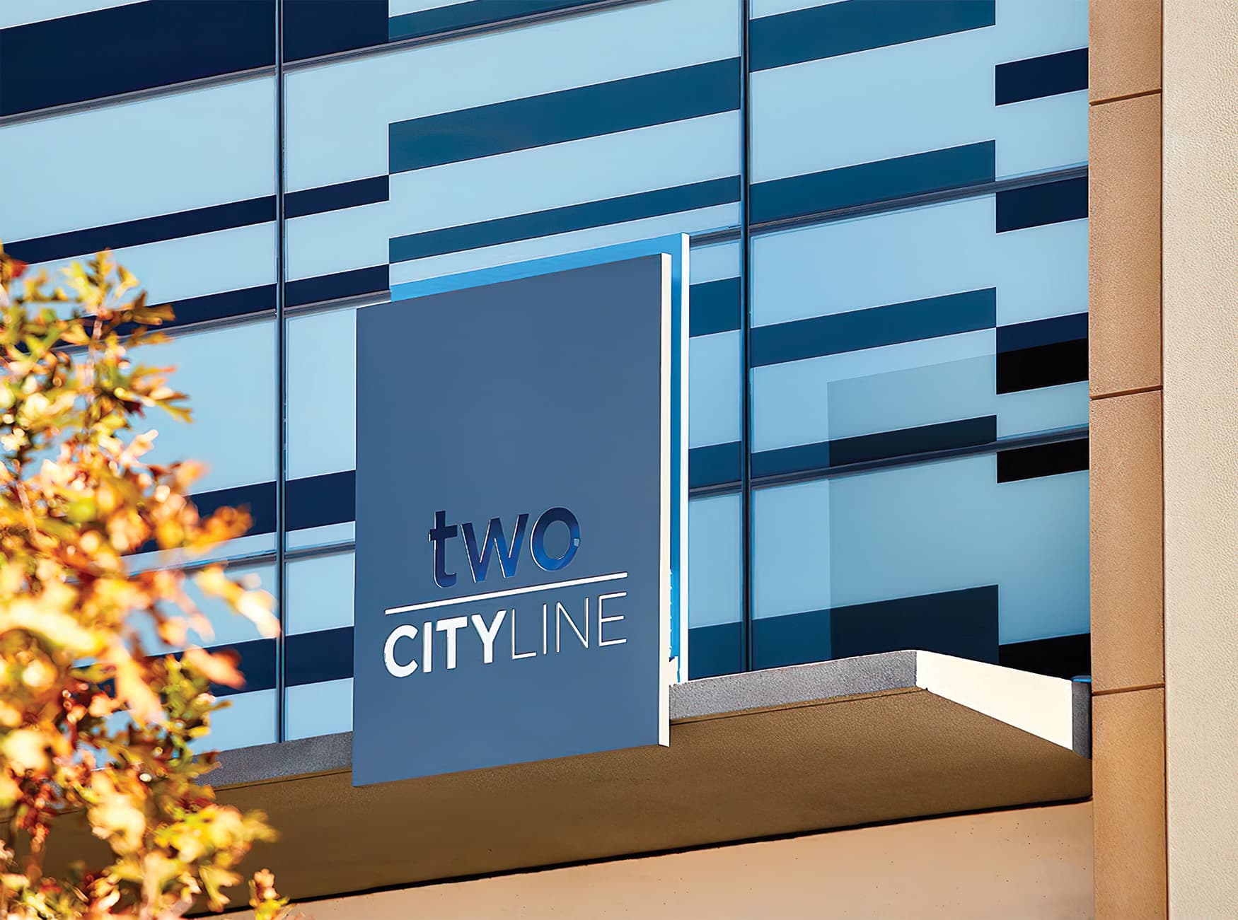 CityLine a mixed-use development in Dallas, Texas. Identity and wayfinding design.