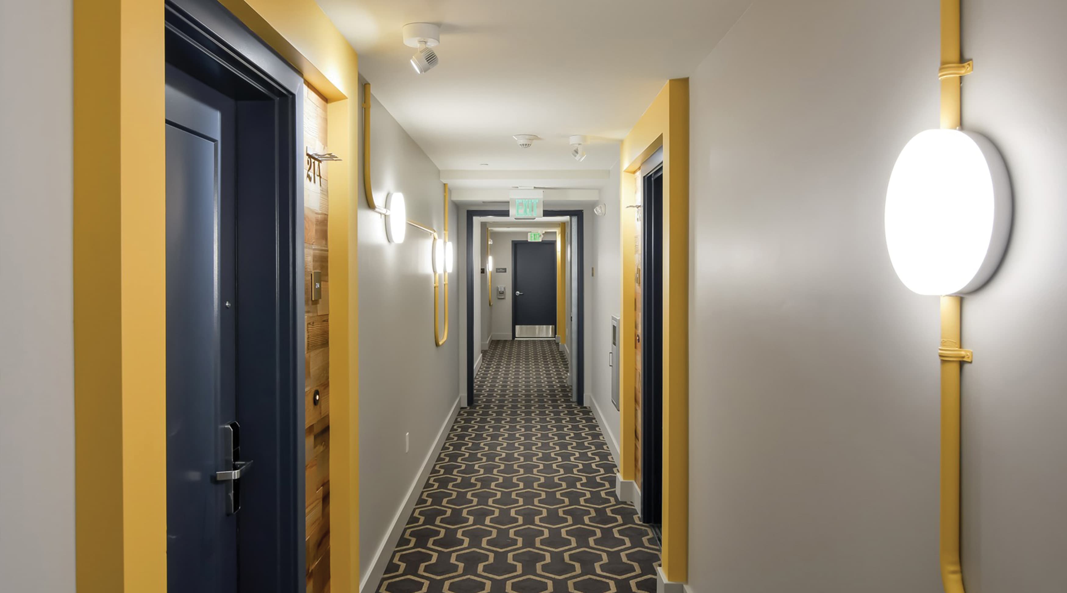 The Martin, San Francisco, Multi-Family Residential and Hospitality Interior Branded Environment