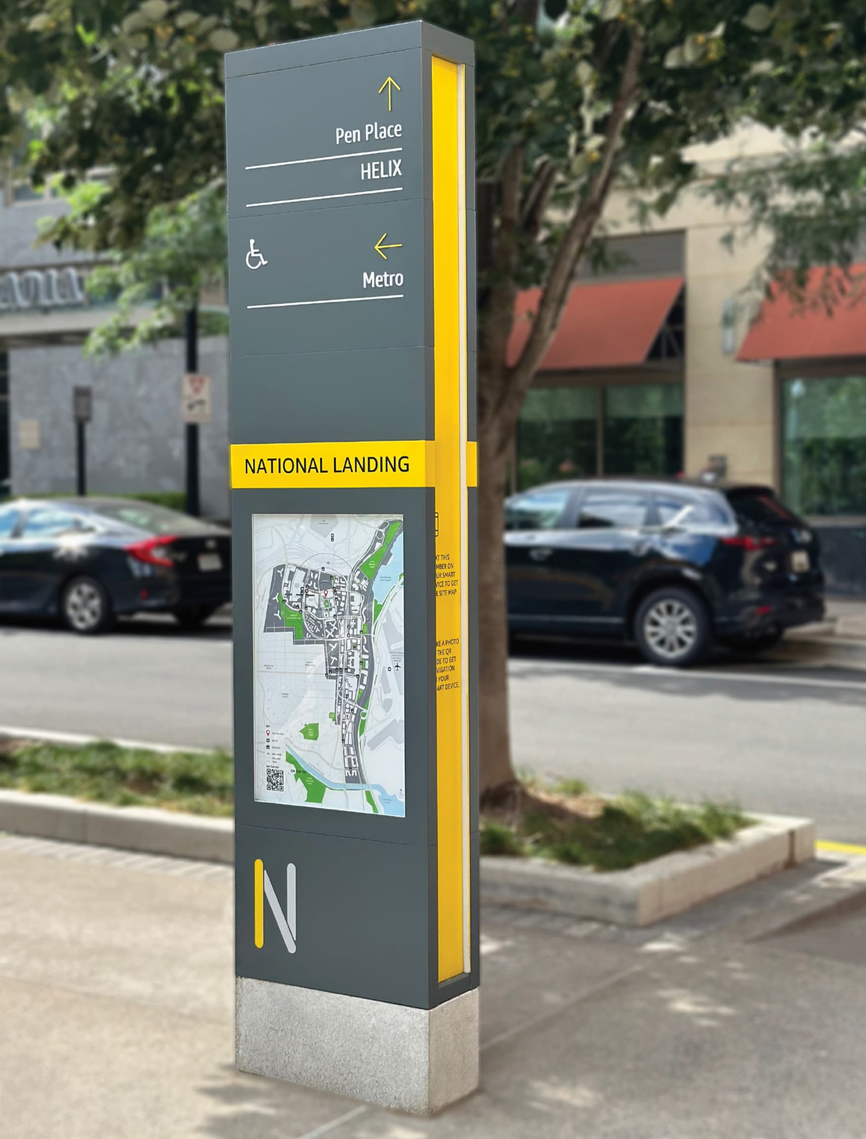 Discover the significance of the yellow sign at Amazon's HQ2. This prominent marker guides employees and visitors through the state-of-the-art campus, ensuring efficient navigation and enhancing the overall experience. The yellow sign stands out for its clear, concise directions to key areas such as office buildings, meeting rooms, recreational spaces, and dining facilities. Whether you're new to the campus or a frequent visitor, this sign helps you find your way with ease and confidence.