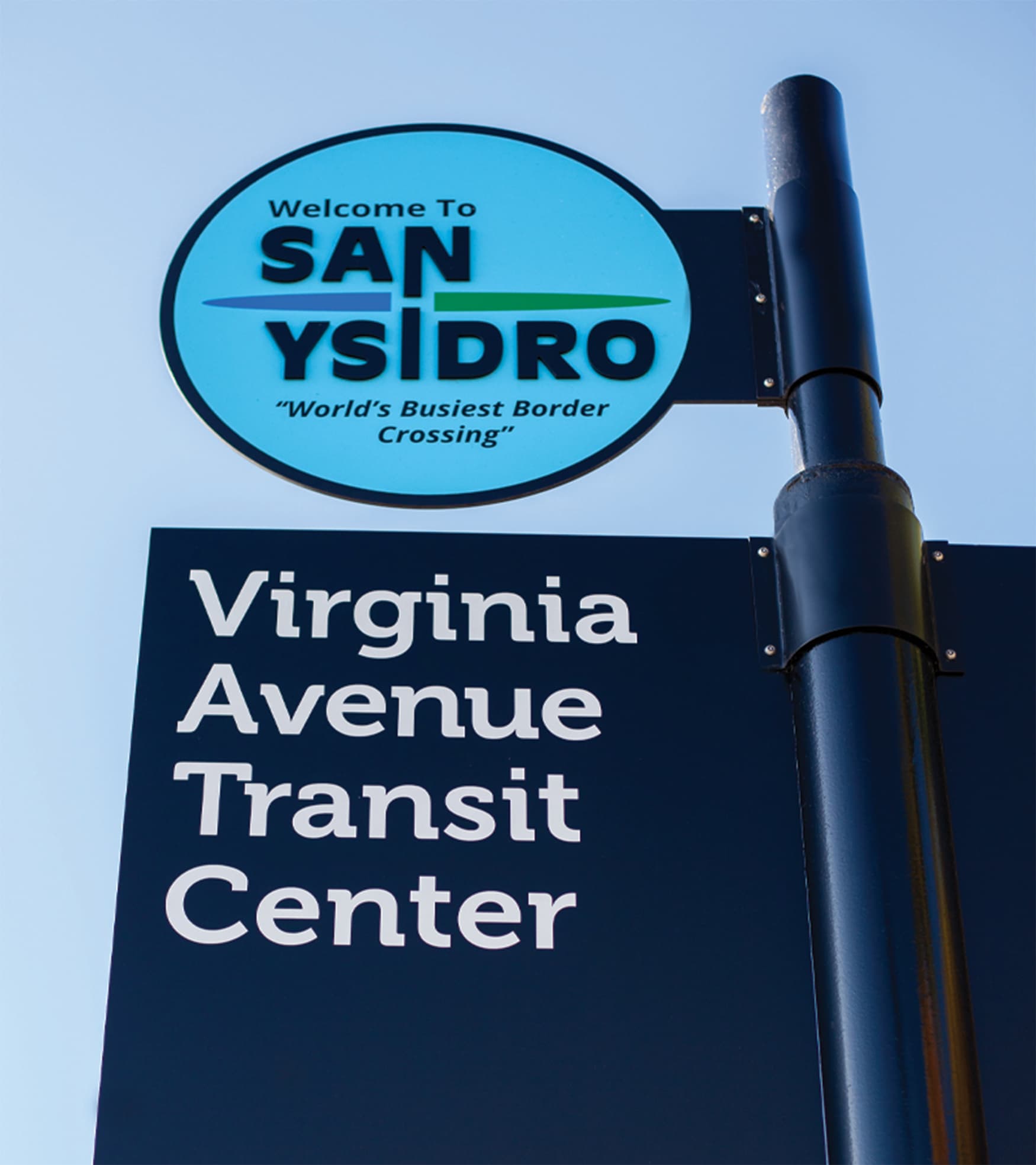 San Ysidro Port of Entry pedestrian wayfinding design