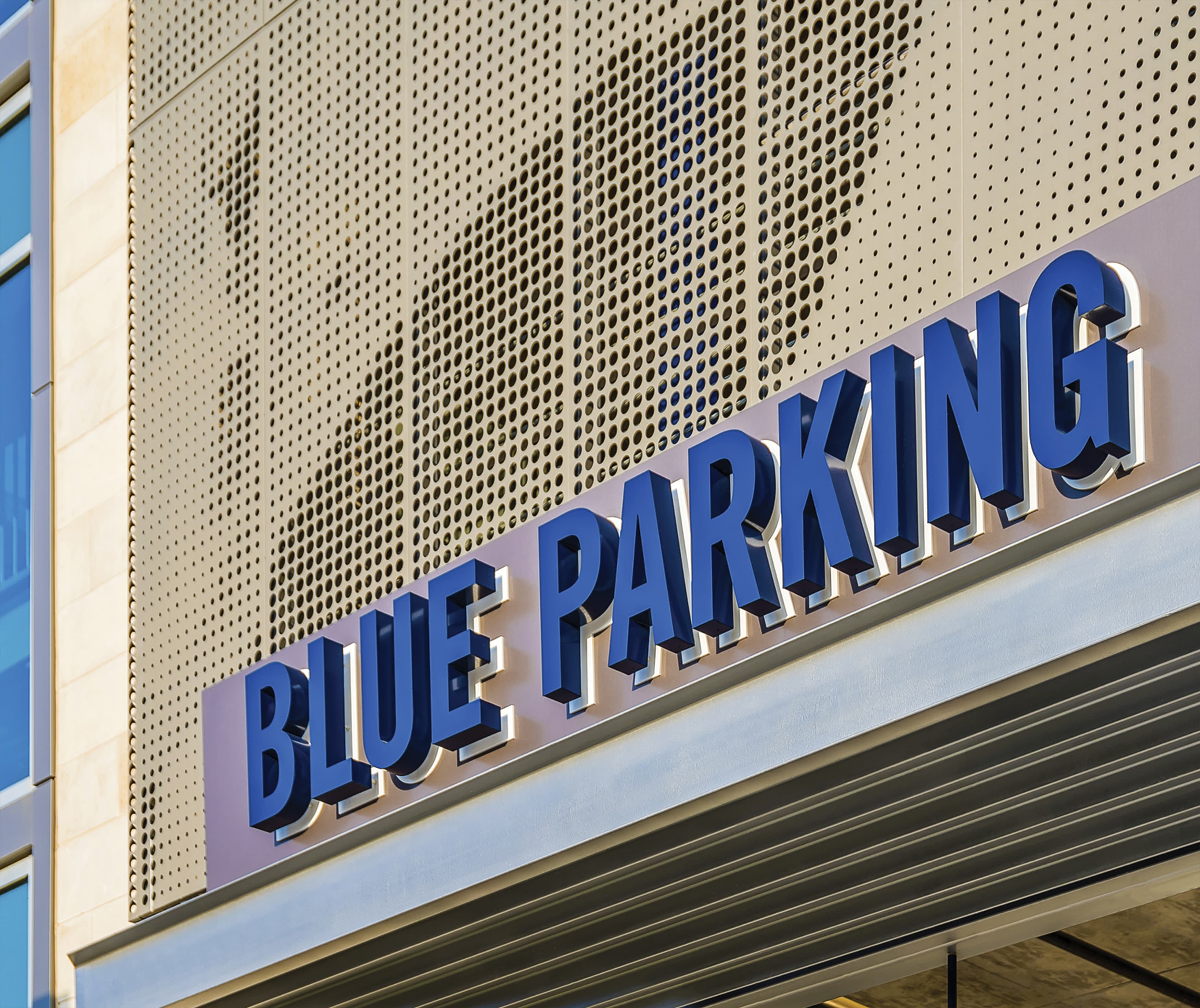 The Star Dallas Cowboys parking signage