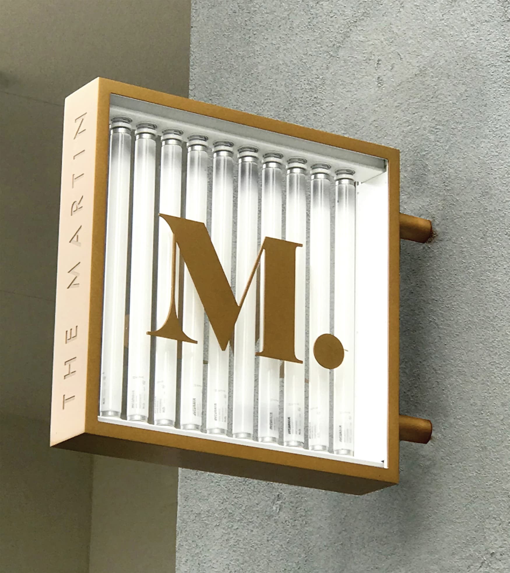 The Martin, San Francisco, Multi-Family Residential and Hospitality Project Identity Blade SignDesign