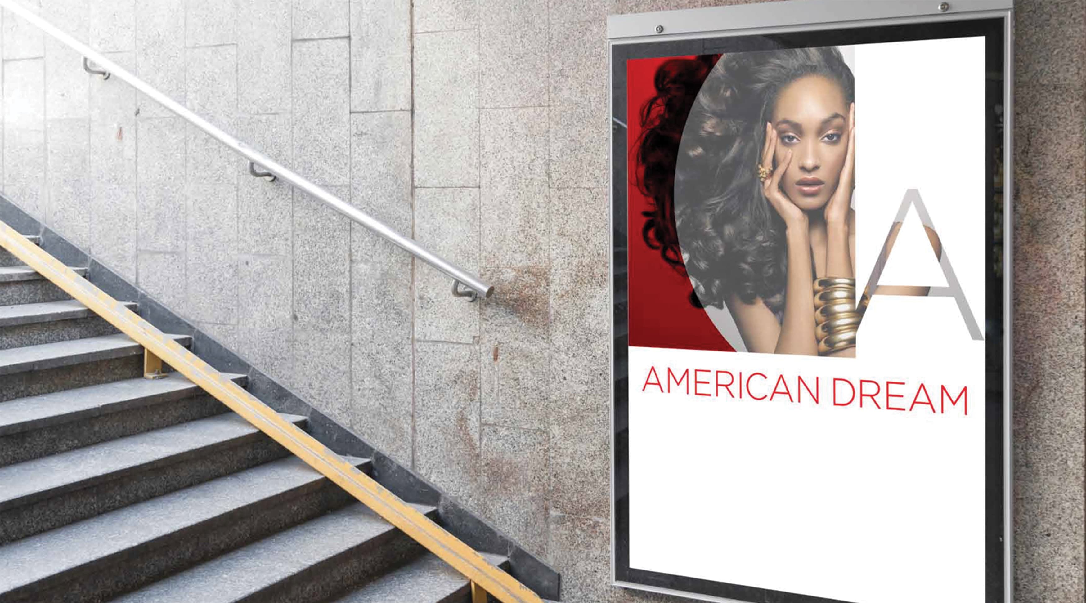 American Dream Retail Project Design in East Rutherford, New Jersey. Branding and Advertising Design.
