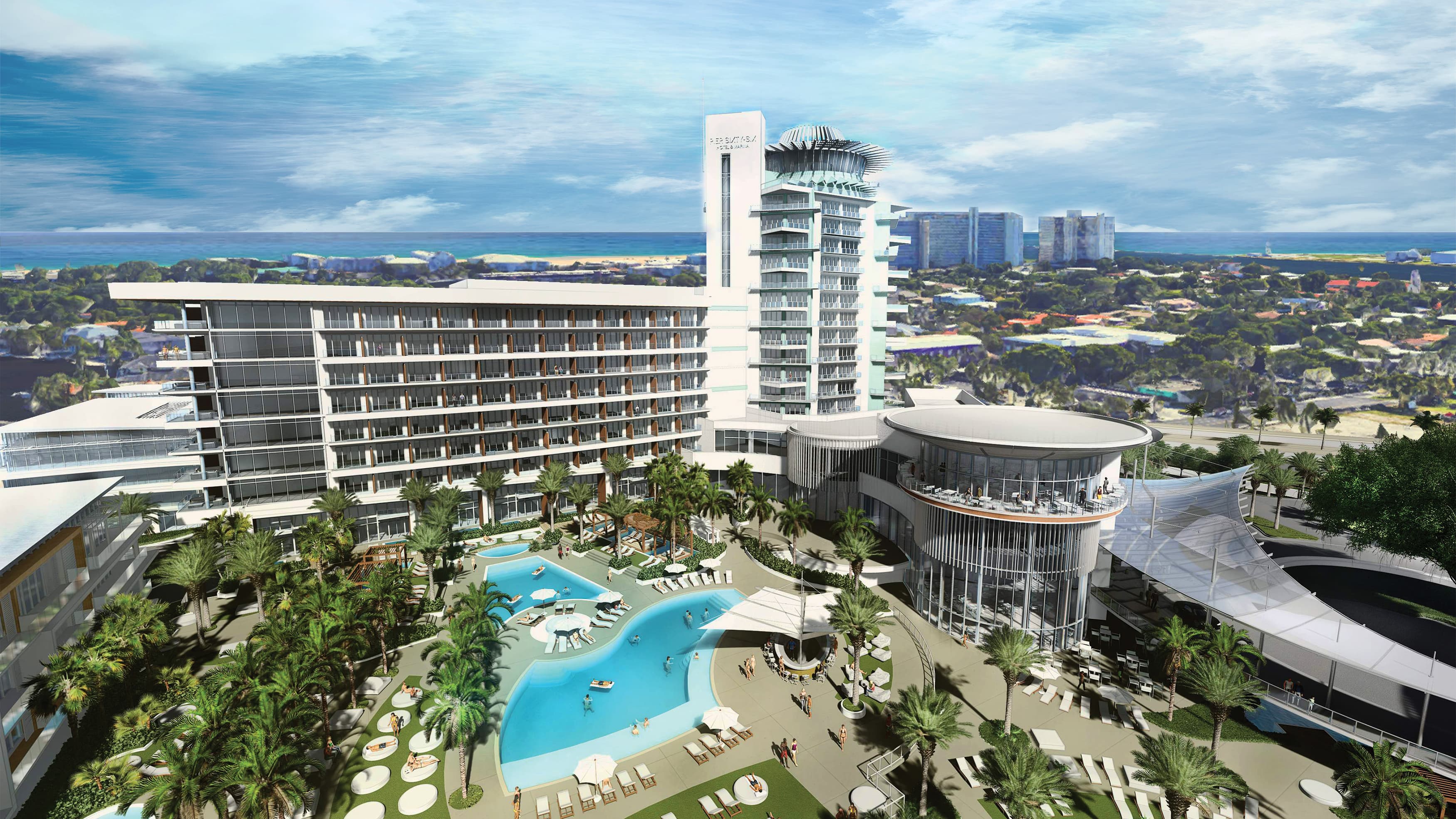Pier Sixty-Six Hotel & Marina, a mixed-use residential development in Fort Lauderdale, Florida.