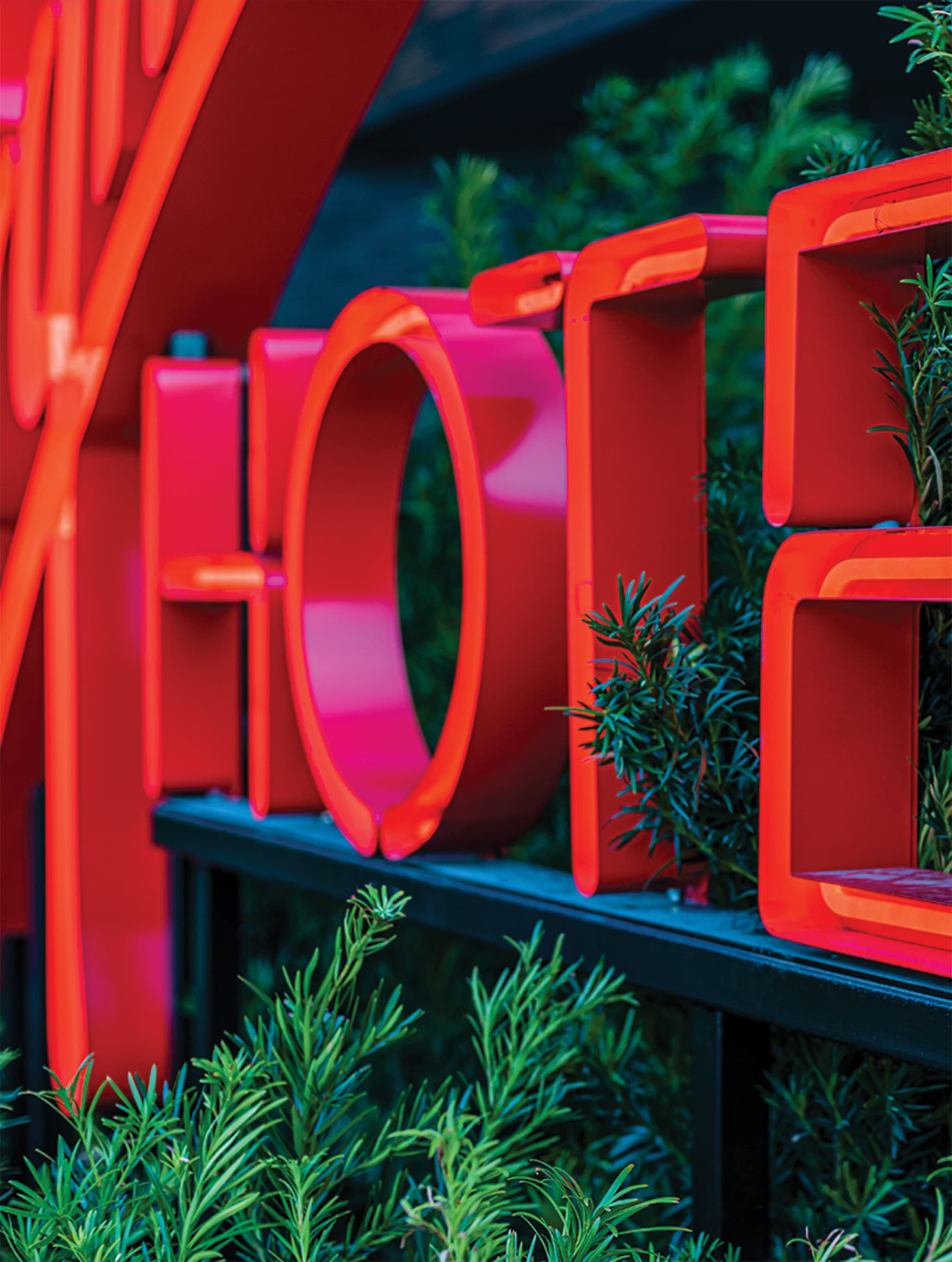 Virgin Hotels Open Face Channel Letter Hospitality Signage
