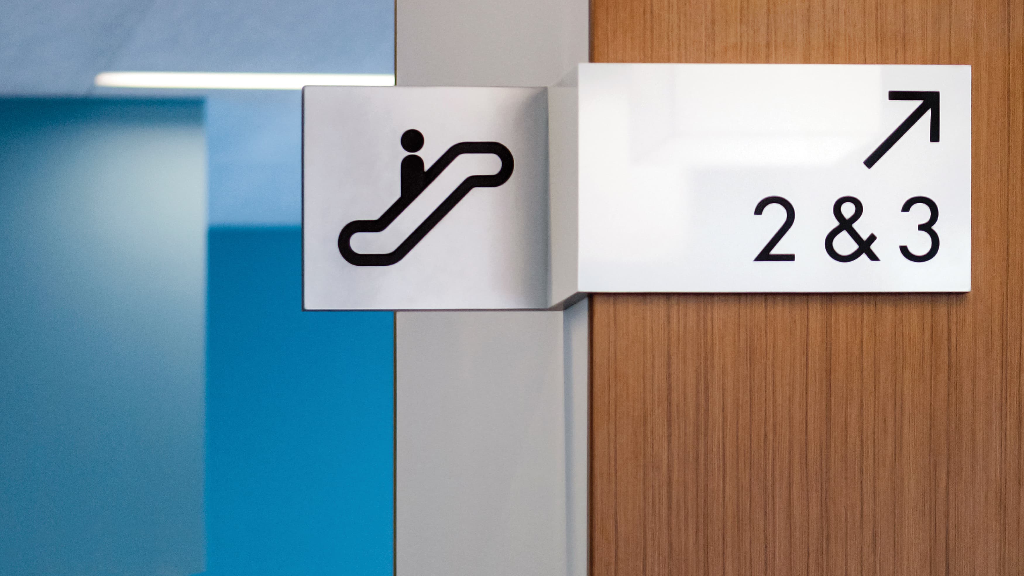 hospital interior signage