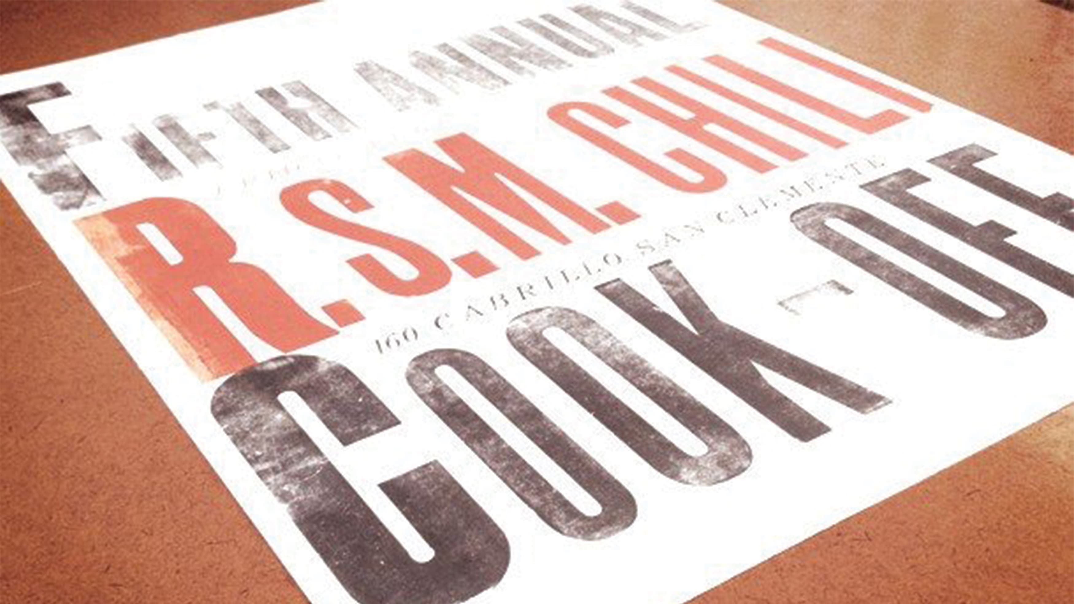 RSM Design's poster for the 5th Annual Chili Cook Off