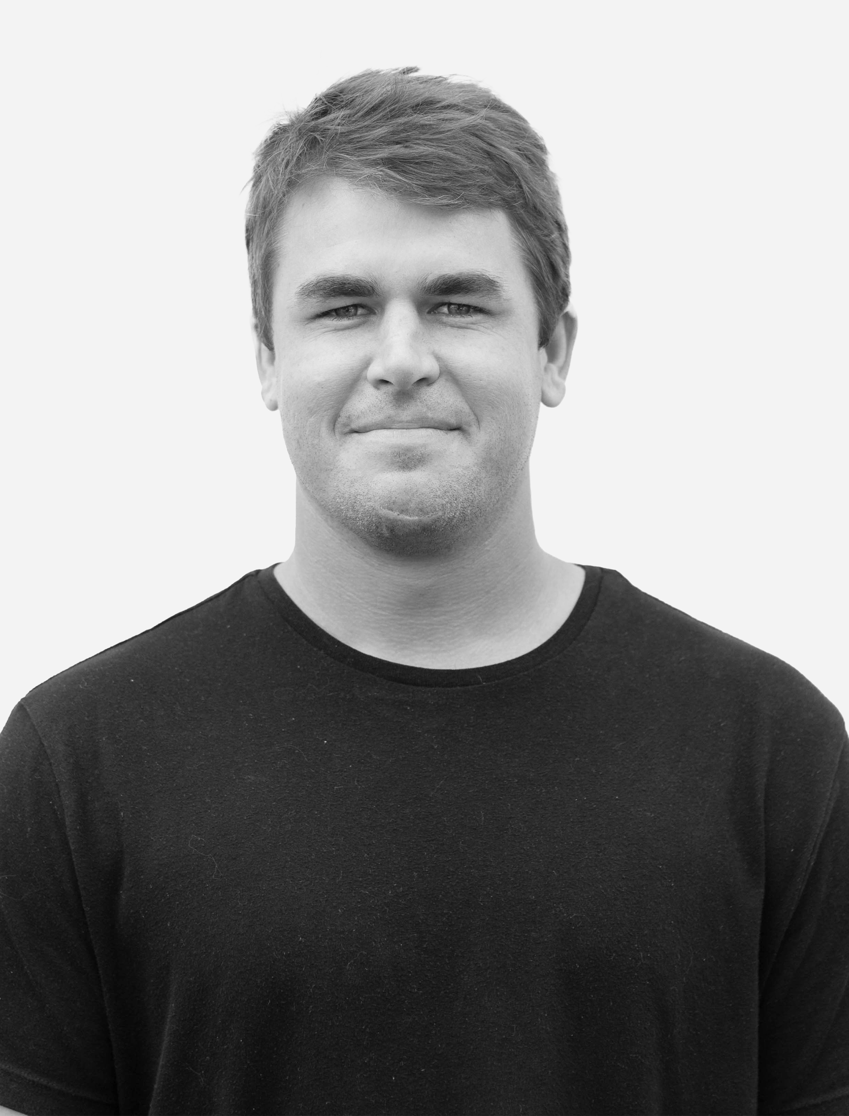 Black and white headshot image of Will Heinze from RSM Design.