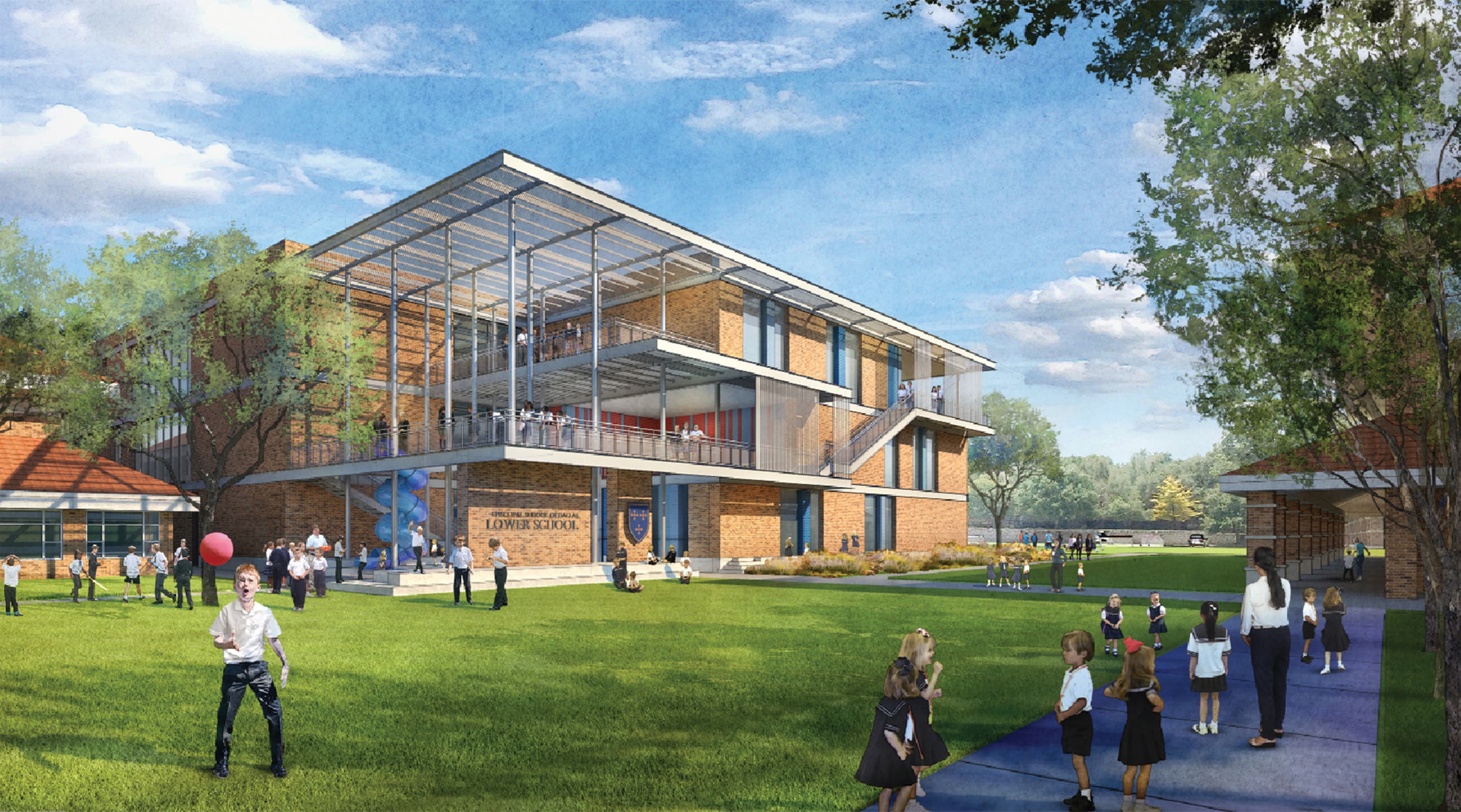 Architectural Rendering for Education Signage Design