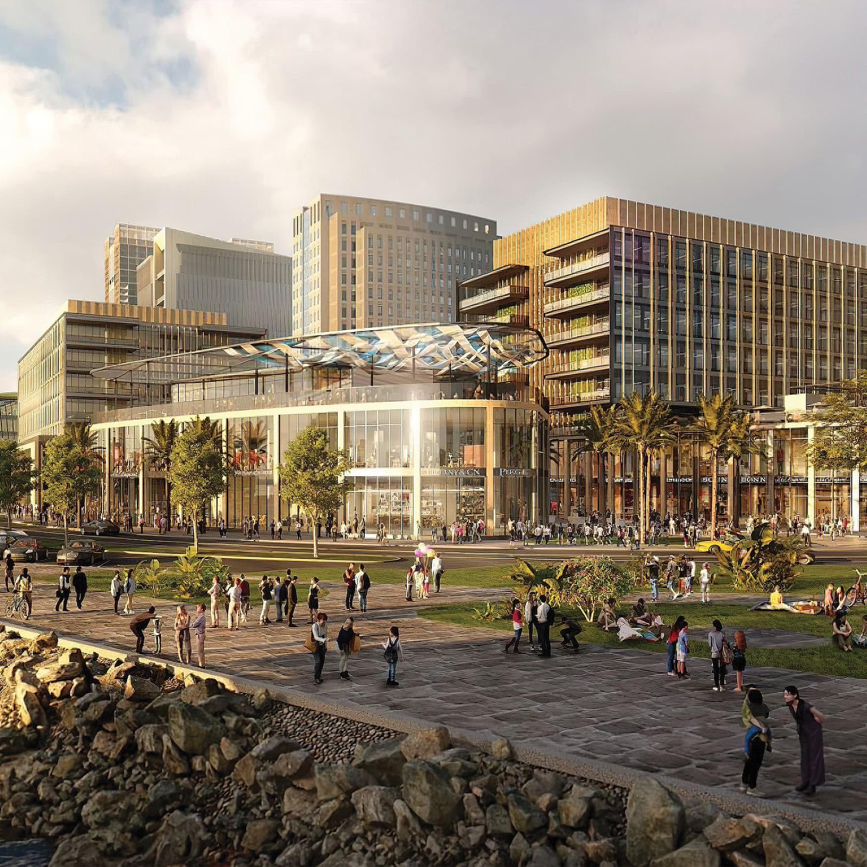 The Research and Development District (RaDD) on the waterfront of downtown San Diego, California.