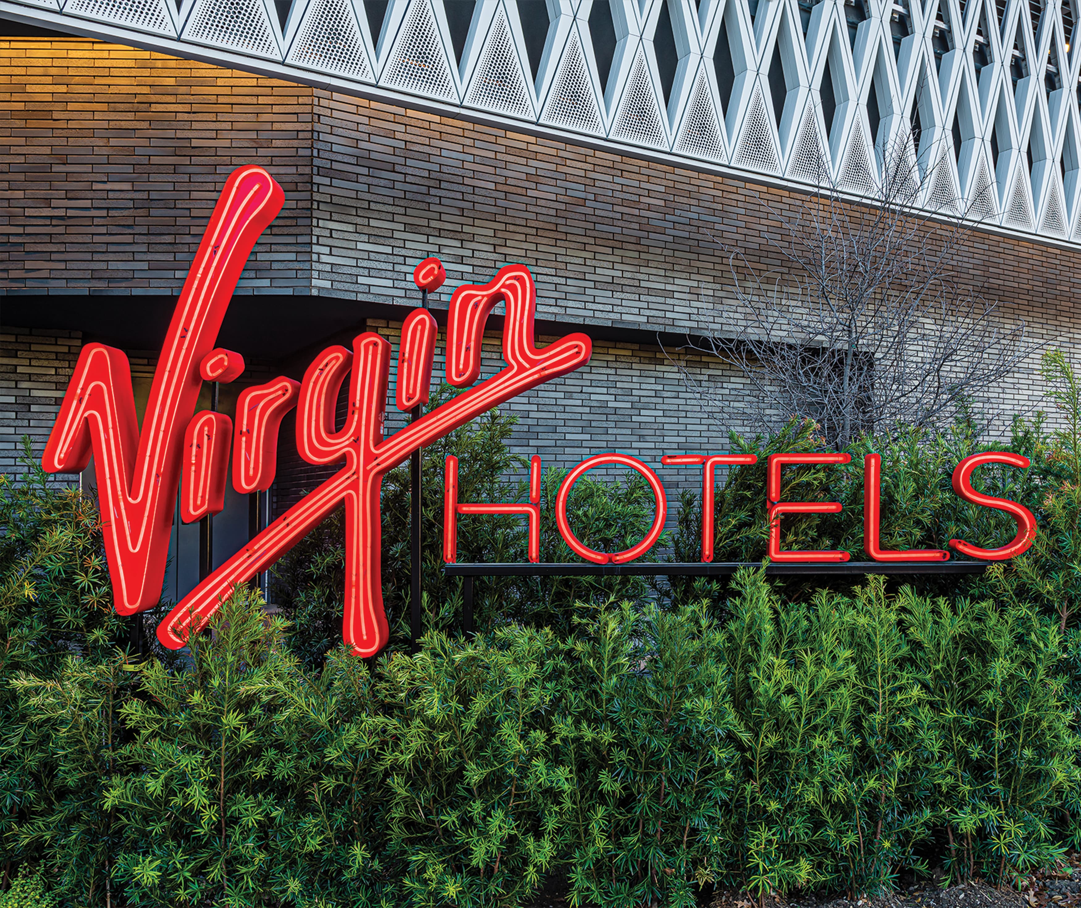 Virgin Hotels Exposed Neon Hospitality Signage