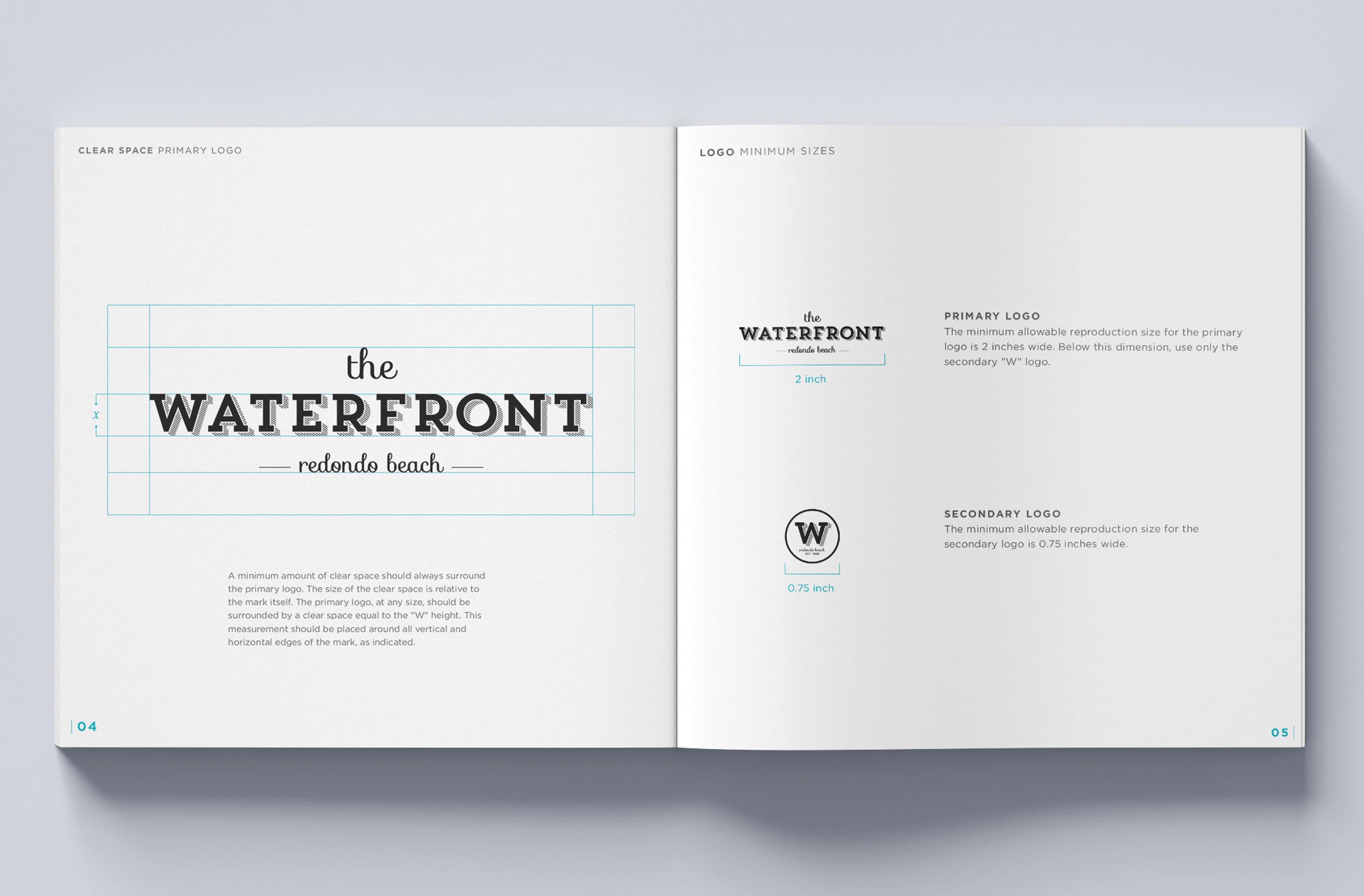 RSM Design worked with CenterCal Properties to develop a brand strategy and voice for The Waterfront, a mixed-use project in Redondo Beach, California. Brand Style Guide.
