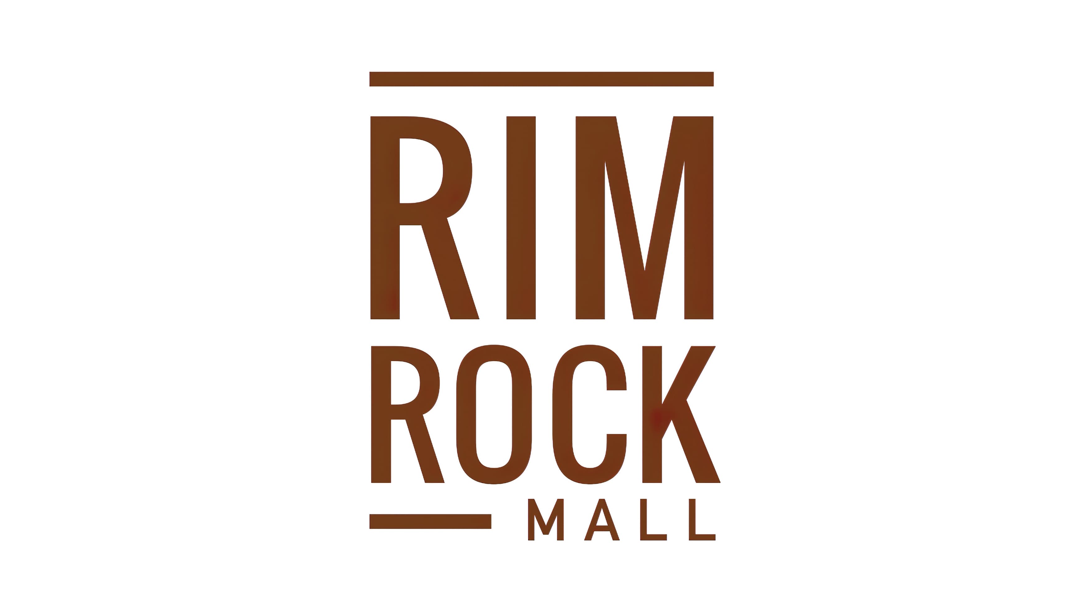 red-brown colored Rim Rock logo designed by RSM Design