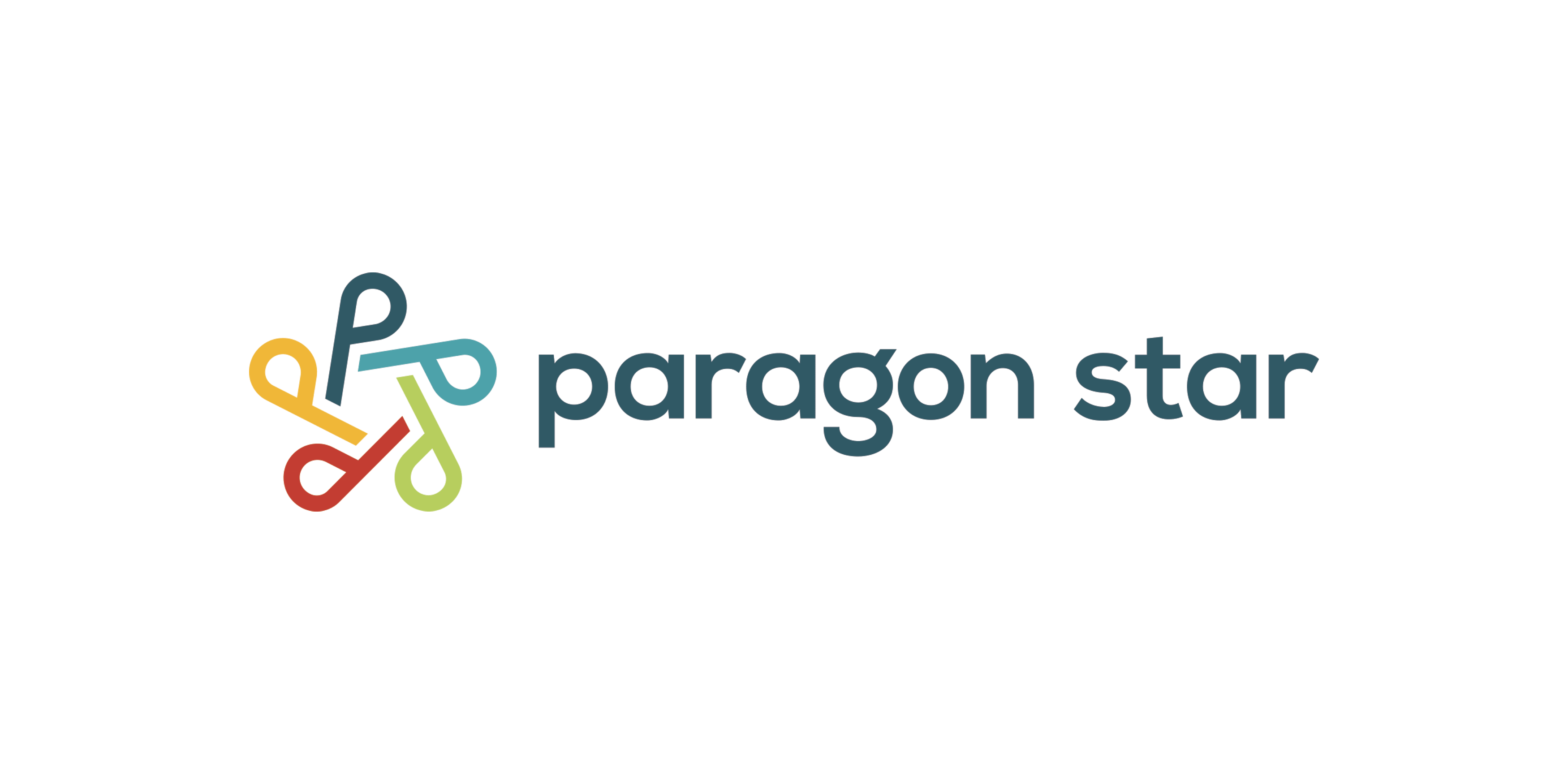 Paragon Star GIF with brand colors and logo mark. 