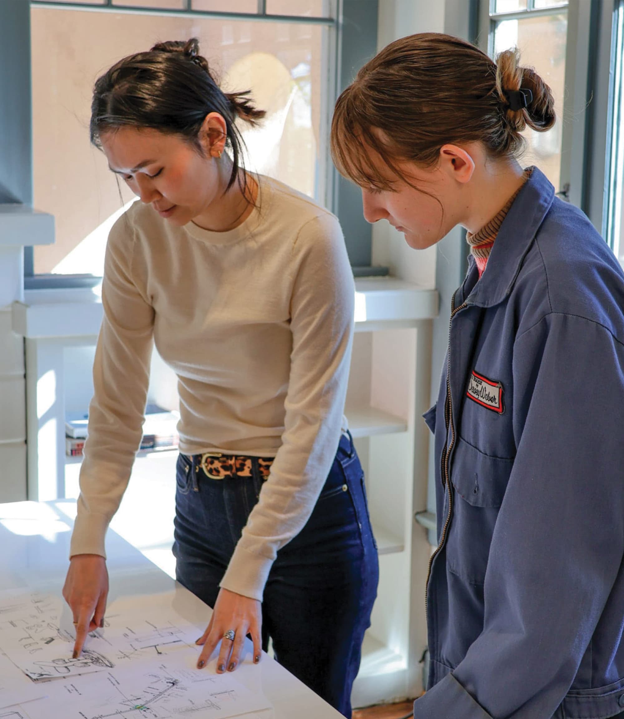 RSM team members planning the vision of a project together in their office in LA
