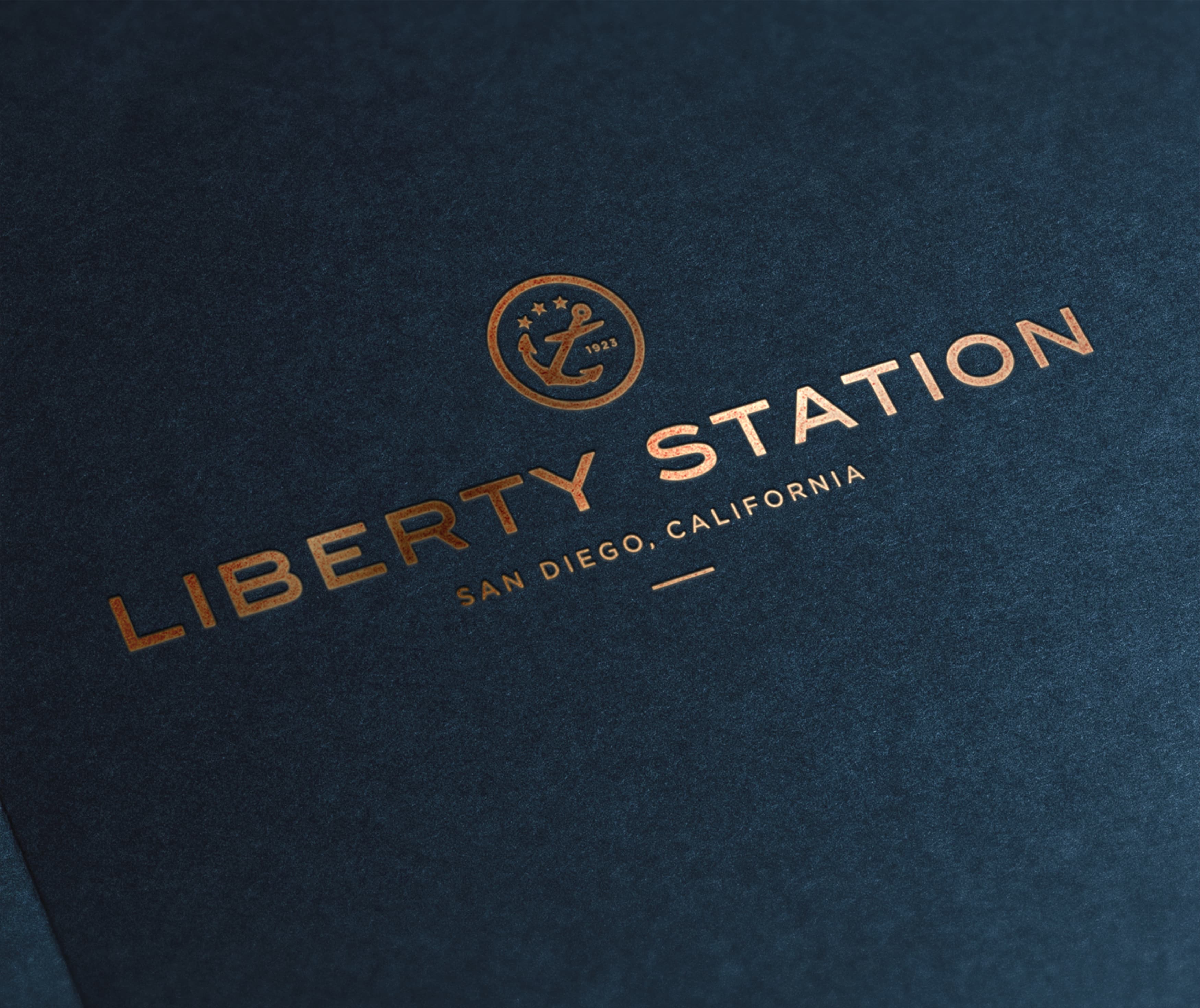 Liberty Station, San Diego, mixed-use project branding collateral