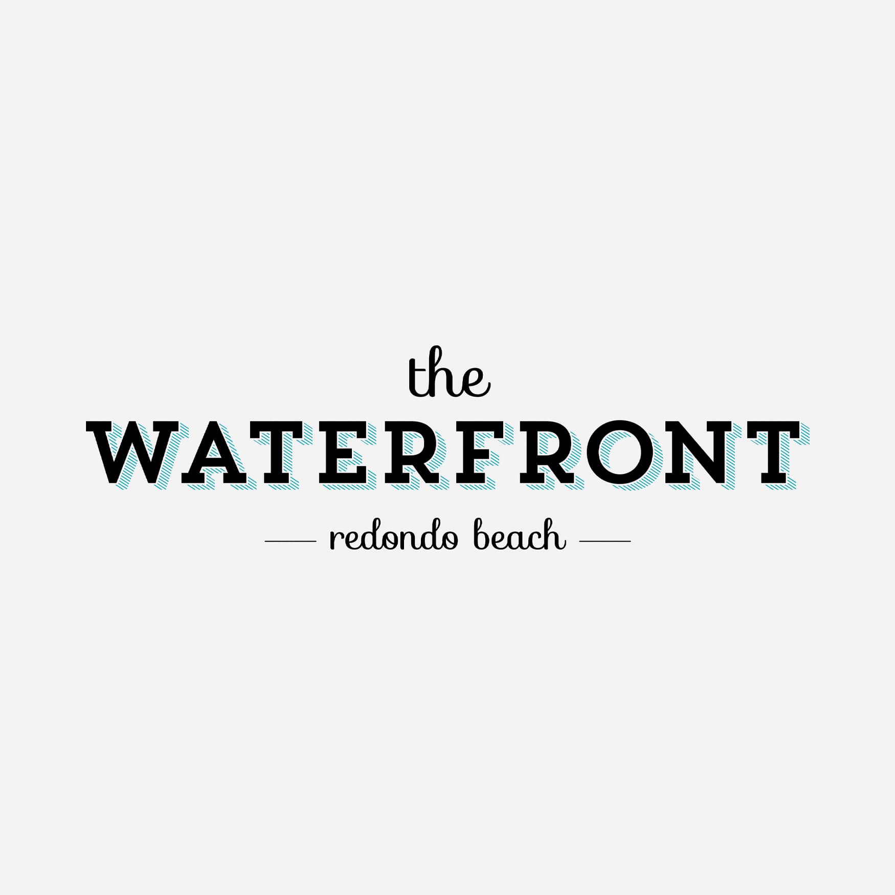 RSM Design worked with CenterCal Properties to develop a brand strategy and voice for The Waterfront, a mixed-use project in Redondo Beach, California. Branding and Logo Design.