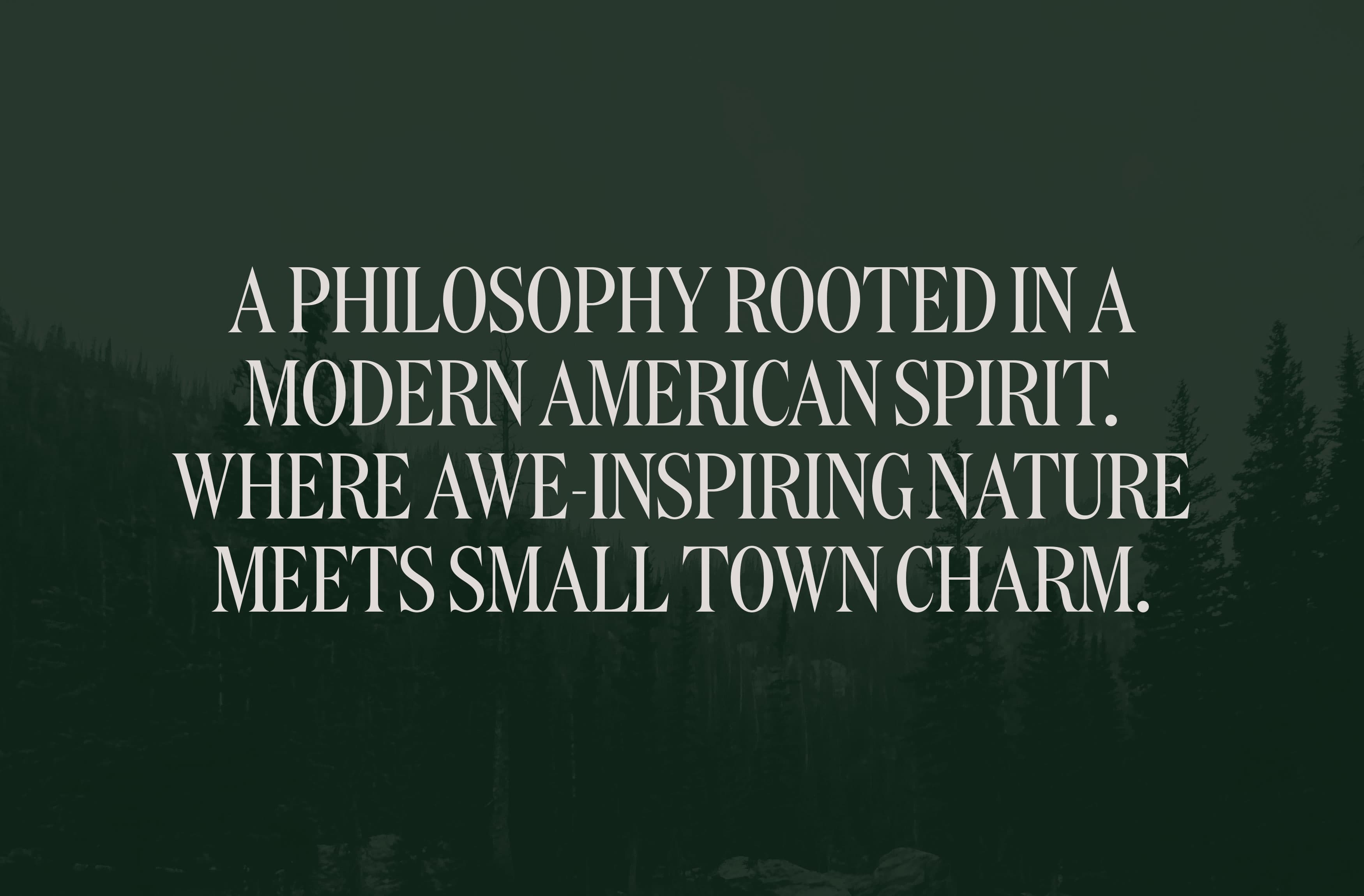 Brand positioning statement for the philosophy of Trailborn Rocky Mountains