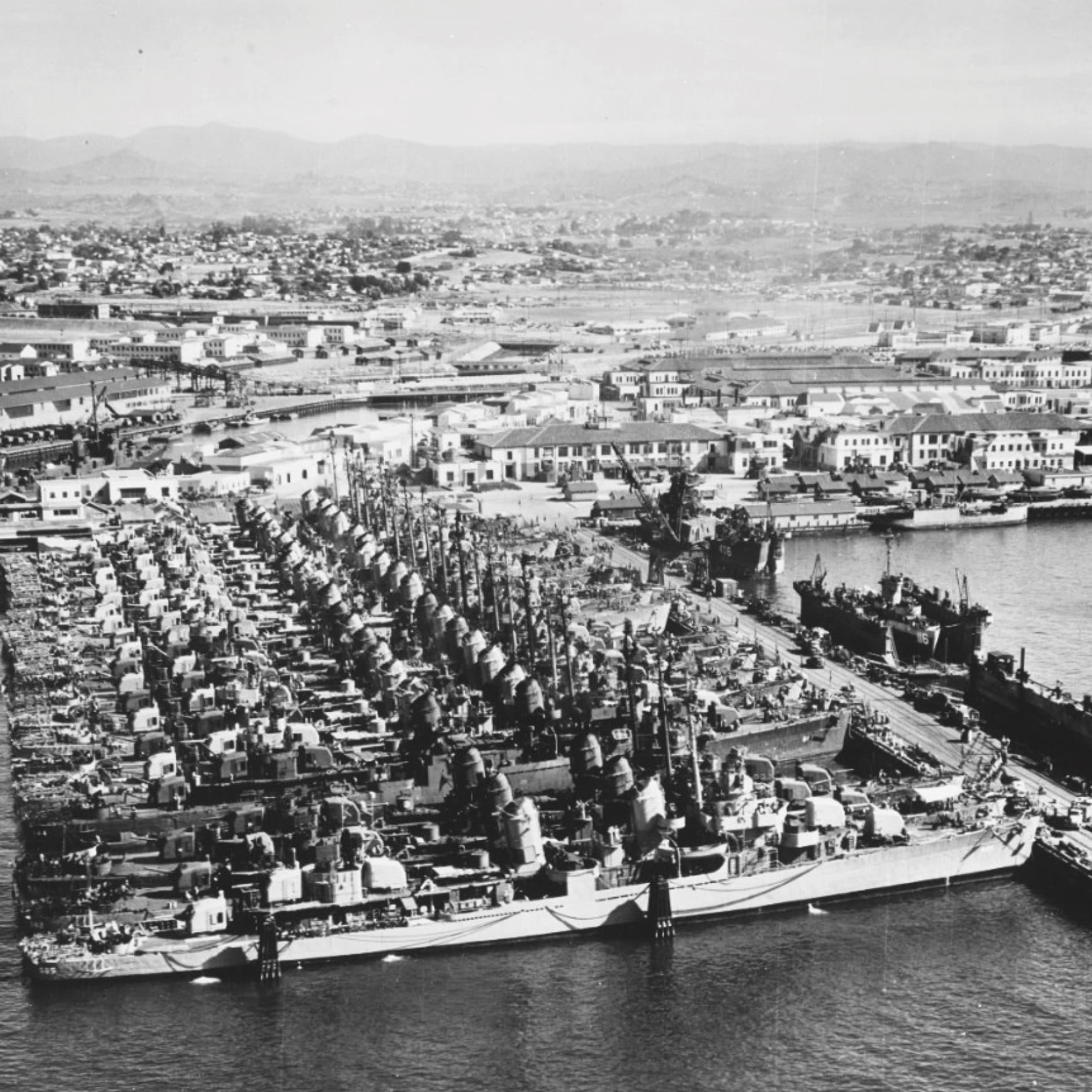 The Port of San Diego in 1946. 